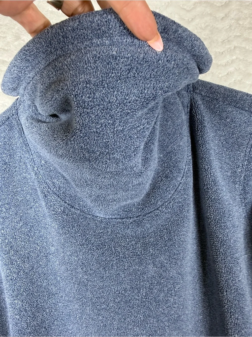 Nike Blue Dri-FIT Heathered Pullover